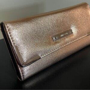 Nine West Shimmering Gold Wallet